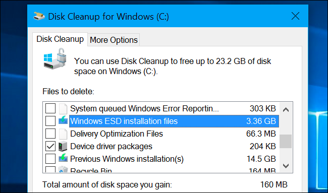 Các tập tin "Windows ESD Installation Files" rất quan trọng