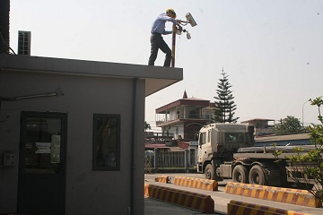 Lắp camera giám sát xe tải lưu thông qua trạm cân