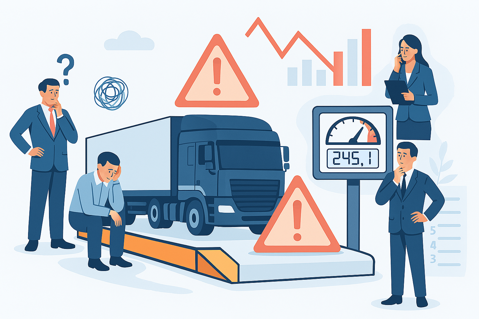 10 tình huống doanh nghiệp gặp phải nếu không sử dụng phần mềm cân điện tử chuyên nghiệp